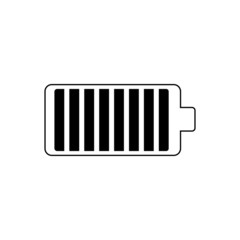 battery icon design black and white