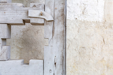 Textured surface of natural wood decorative materials