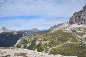 Die Berge rund um die Drei Zinnen