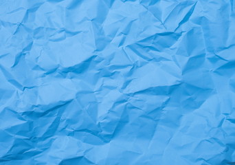  Crumpled blue color background texture