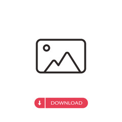 Photo icon vector. Image sign