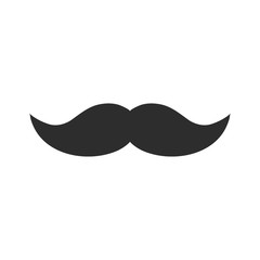 Italy mustache icon. Simple illustration of italy mustache vector icon for web