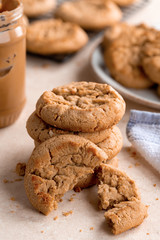 Peanut Butter Cookies Closeup