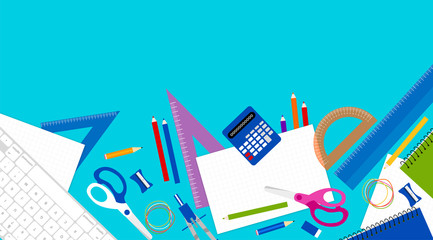 cancelleria, materiale scolastico, scuola, studiare © xyz+