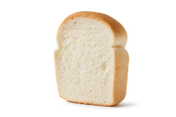 Sliced bread best shape isolated on white background.