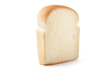 Sliced bread best shape isolated on white background.