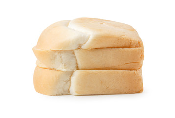 Sliced bread best shape isolated on white background.