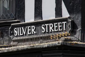 Obraz premium Silver Street in Salisbury, UK