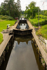 Fototapeta na wymiar The Halden Canal in Norway.