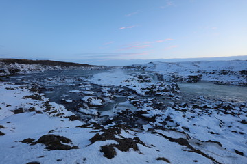 アイスランドの Urridafoss 滝  (Urridafoss waterfall in Iceland)