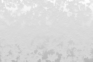 Winter ice frost, frozen background. frosted window glass texture. Cold cool icicles background. Winter wonderland scene. Natural, decoration.