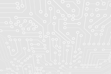 Abstract circuit board futuristic technology processing background. Microchip digital illustration.