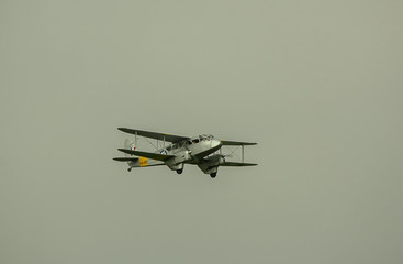 A de Havilland Dragon Rapide short-haul airliner from the 1930s