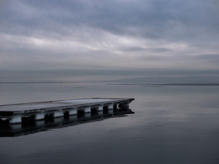 Fototapeta premium Bridge into the cold