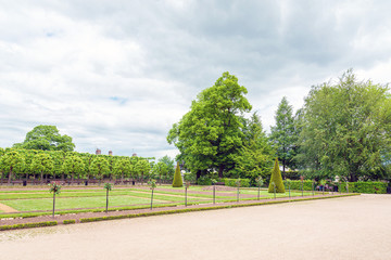 The Garden of the Archeveche in Bourges, France
