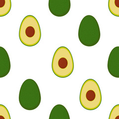 Avocado seamless pattern. Colorful digital paper.