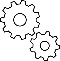 歯車のベクターアイコン