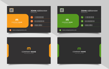 creative modern name card and business card	

