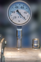 pressure measurement with a manometer
