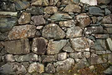 Stonewall Texture Background, Texture of Old Stone