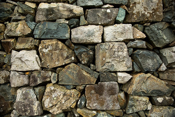 Stonewall Texture Background, Texture of Old Stone