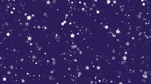 blue background seamless blinking stars star shape