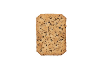 Nori seaweed crackers on a white background.