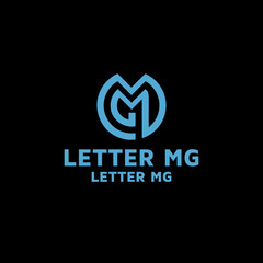 LETTER MG adobe stock logo design template idea and inspiration