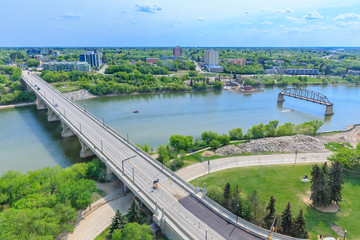 Fototapeta premium Downtown Aerial