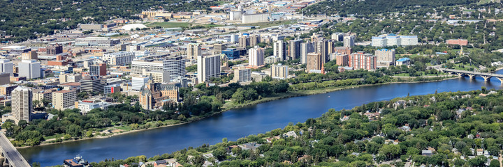 Obraz premium Downtown Aerial