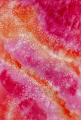 watercolor background pink, orange, crimson