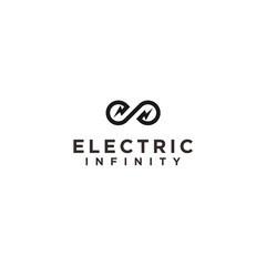 logo infinity abstract. electric icon