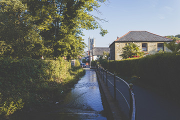 Fototapeta premium Castle Street in Carisbrooke, Newport, Isle of Wight