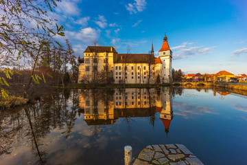 Plakat Blatna castle near Strakonice, Southern Bohemia, Czech Republic