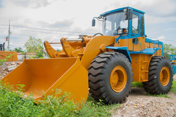 Obraz na płótnie Canvas Construction vehicles , Construction vehicles from Thailand country
