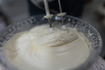 making whip cream at home | home coking | preparing homemade delicious cupcakes