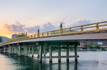 Fototapeta premium 滋賀県の瀬田の唐橋
