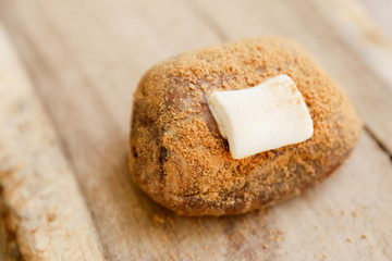 bread with marshmallow