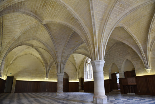Vo&ucirc;tes de l'abbaye de Royaumont, France