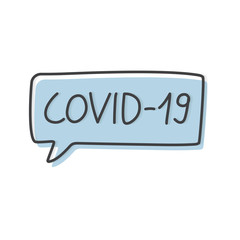 COVID-19, coronavirus disease concept- vector illustration