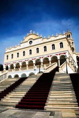 Fototapeta premium Greece, Tinos island, the church of Virgin Mary at the main town of Tinos.