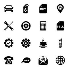 web icon set vector symbol isolated illustration white background