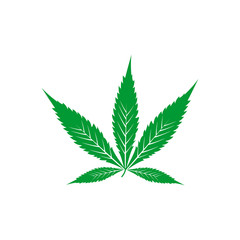 leaf icon vector symbol isolated illustration white background
