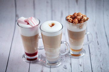 different kinds of coffee drink