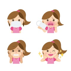 マスクの肌トラブル 女性 セット