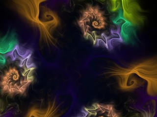 Imaginatory fractal background Image