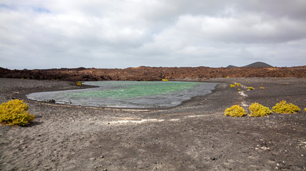 Wasserbecken am Playa de Montaña Bermeja, Lanzarote