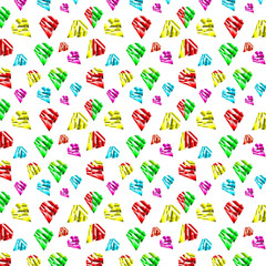 Multicolored stones
