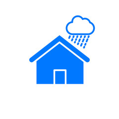 Waterproof logo icon isolated vector