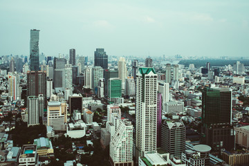 Naklejka premium cityscape of a big city, architecture